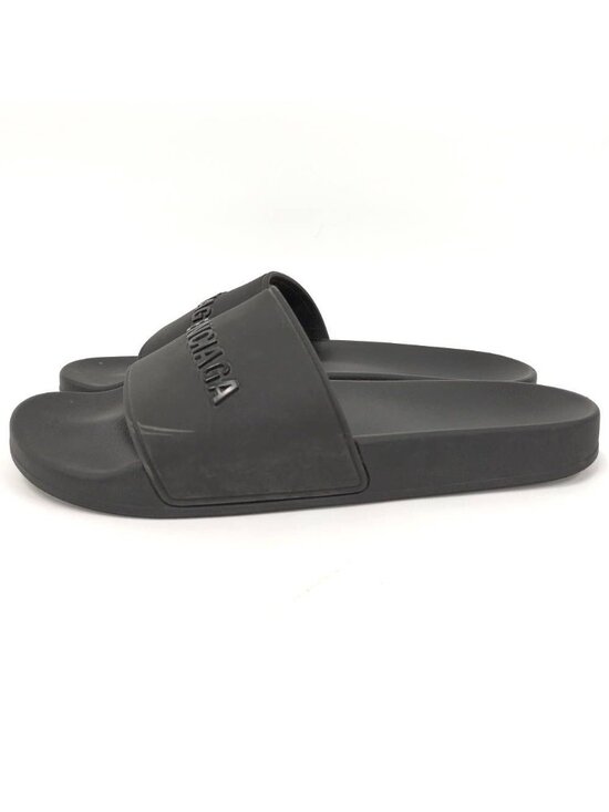 Balenciaga Poolside Sandals Black main image 7